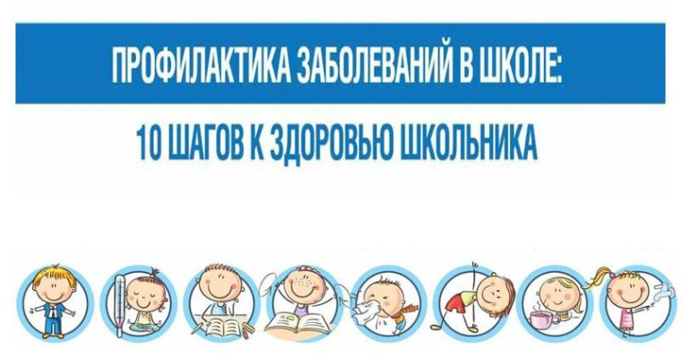 О профилактике заболеваний в школе: 10 шагов к здоровью школьника.
